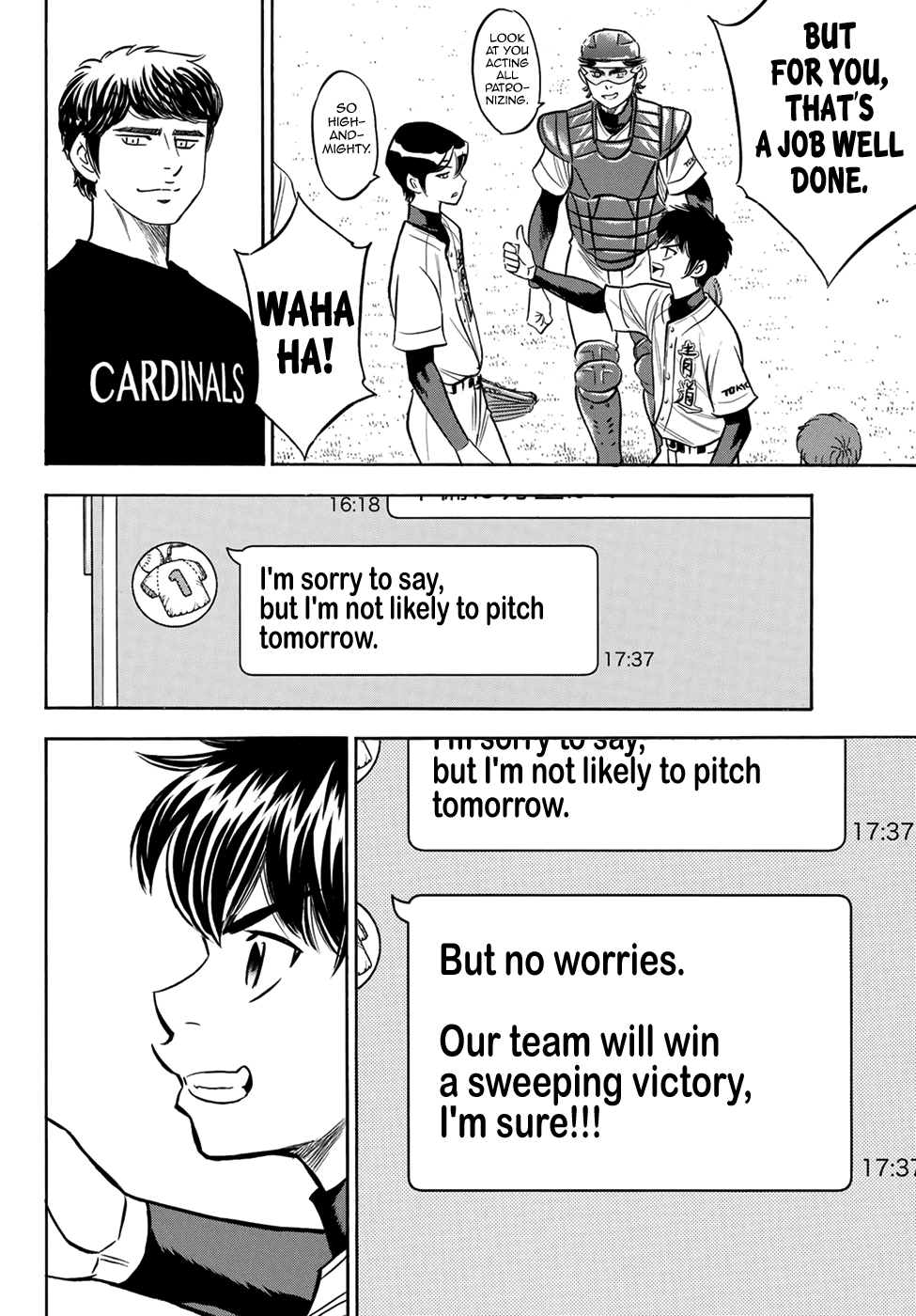 Daiya no A - Act II Chapter 206 page 6 - Chapter 206: Something Awesome