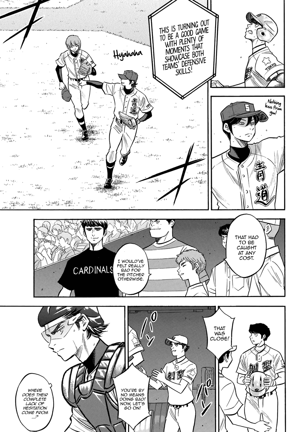 Daiya no A - Act II Chapter 208 page 17 - Chapter 208: I Want to Shut Them All Up