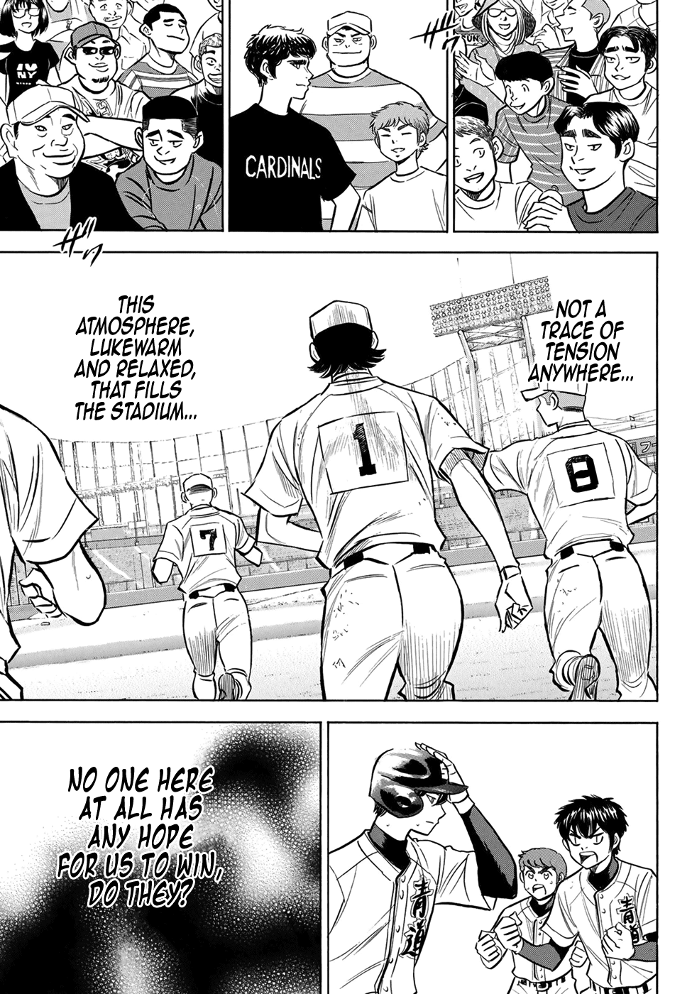 Daiya no A - Act II Chapter 208 page 19 - Chapter 208: I Want to Shut Them All Up
