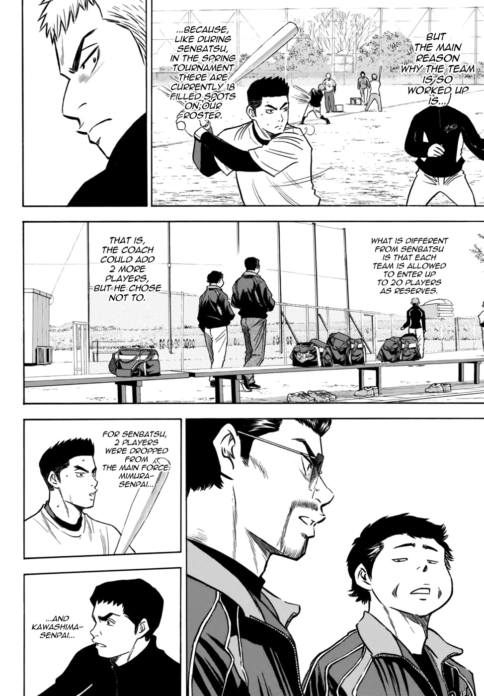 Daiya no A - Act II Chapter 21 page 8 - Chapter 21: Open Spots