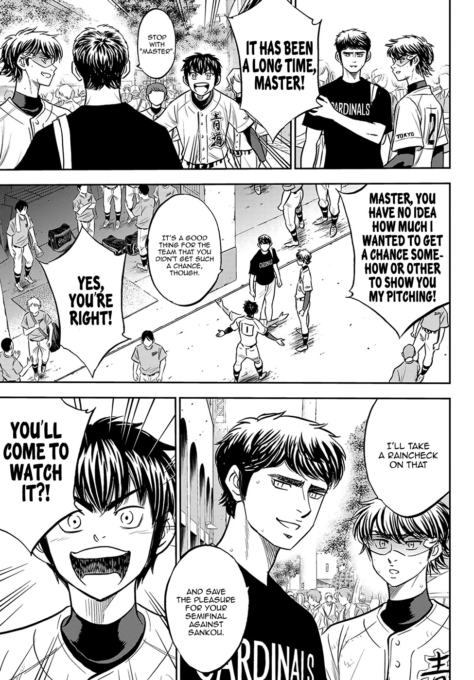Daiya no A - Act II Chapter 217 page 12 - Chapter 217: The Gift