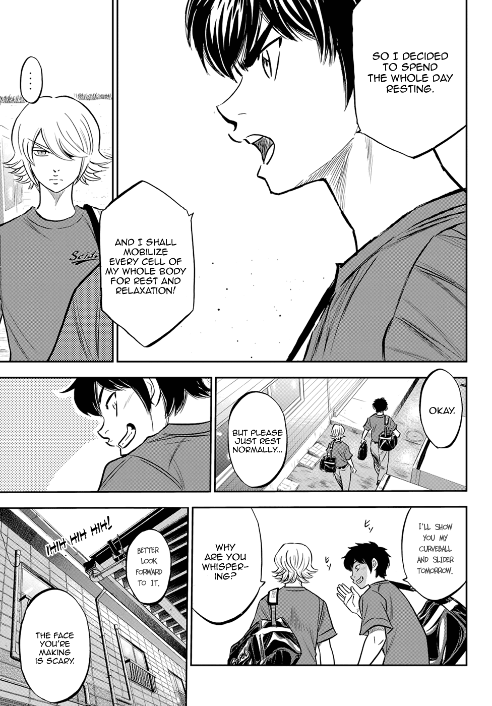 Daiya no A - Act II Chapter 218 page 10 - Chapter 218: Reading the Room