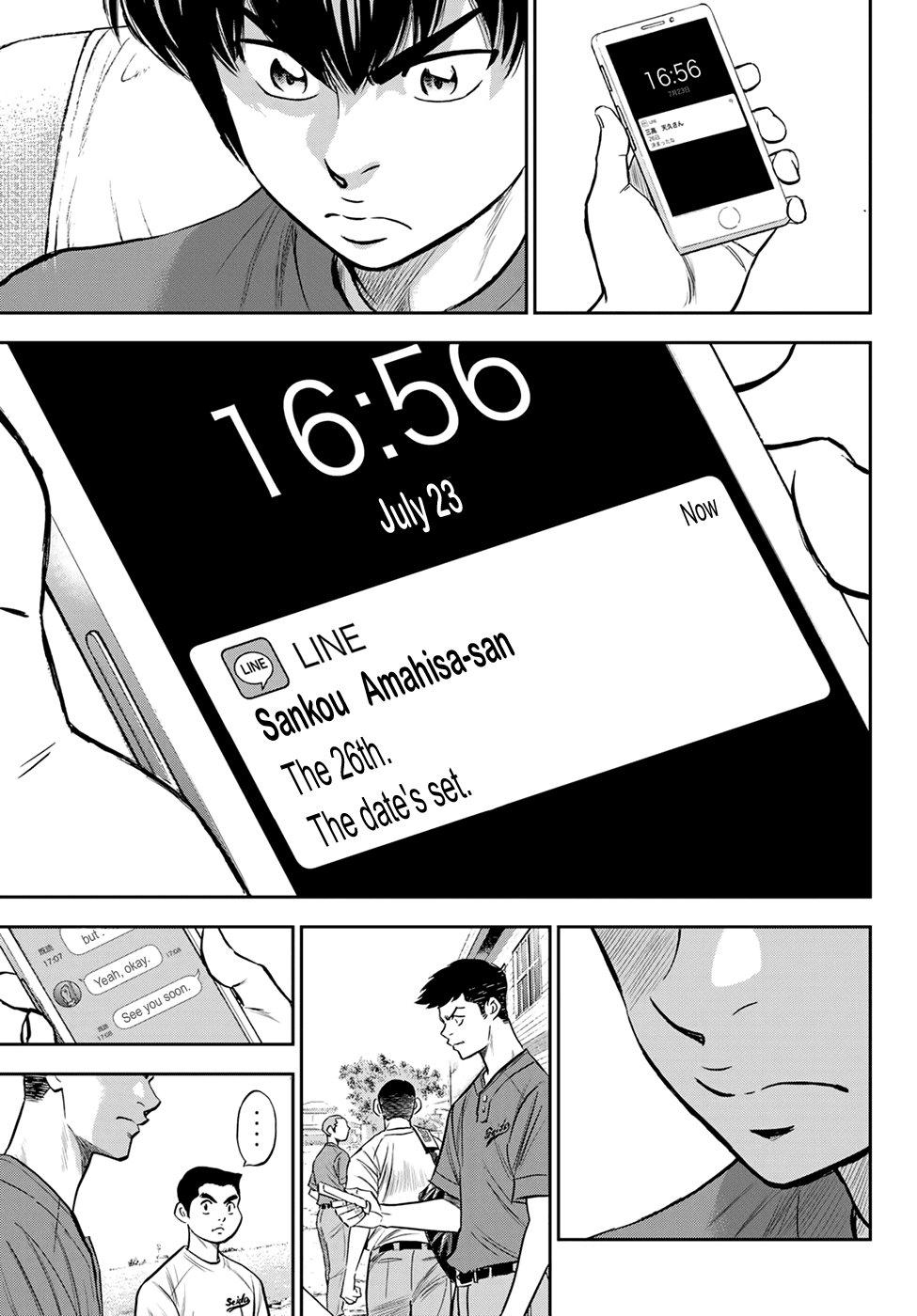 Daiya no A - Act II Chapter 218 page 6 - Chapter 218: Reading the Room