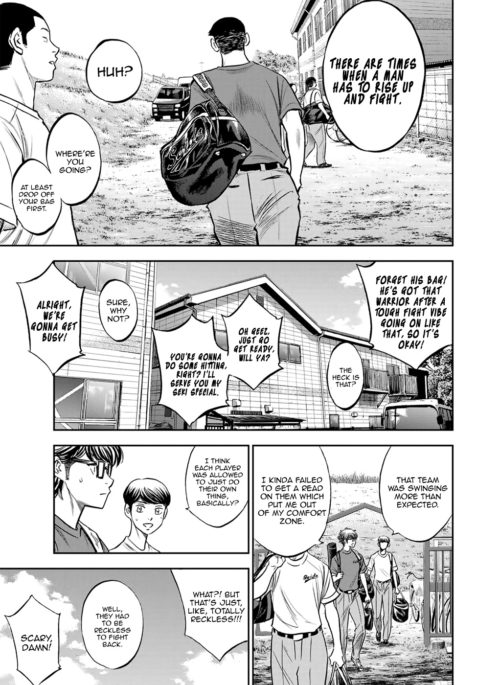 Daiya no A - Act II Chapter 218 page 8 - Chapter 218: Reading the Room