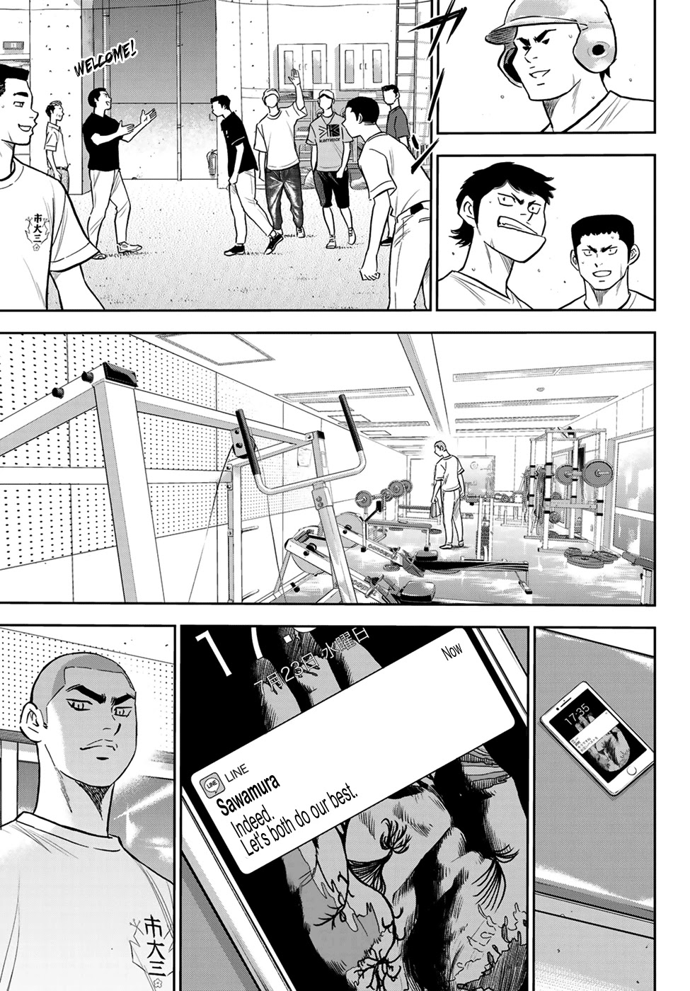 Daiya no A - Act II Chapter 219 page 3 - Chapter 219: Repertoire