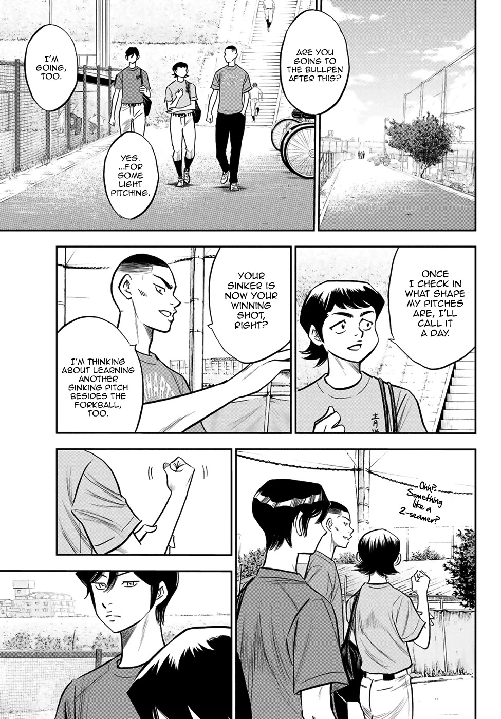 Daiya no A - Act II Chapter 221 page 13 - Chapter 221: Discomfort