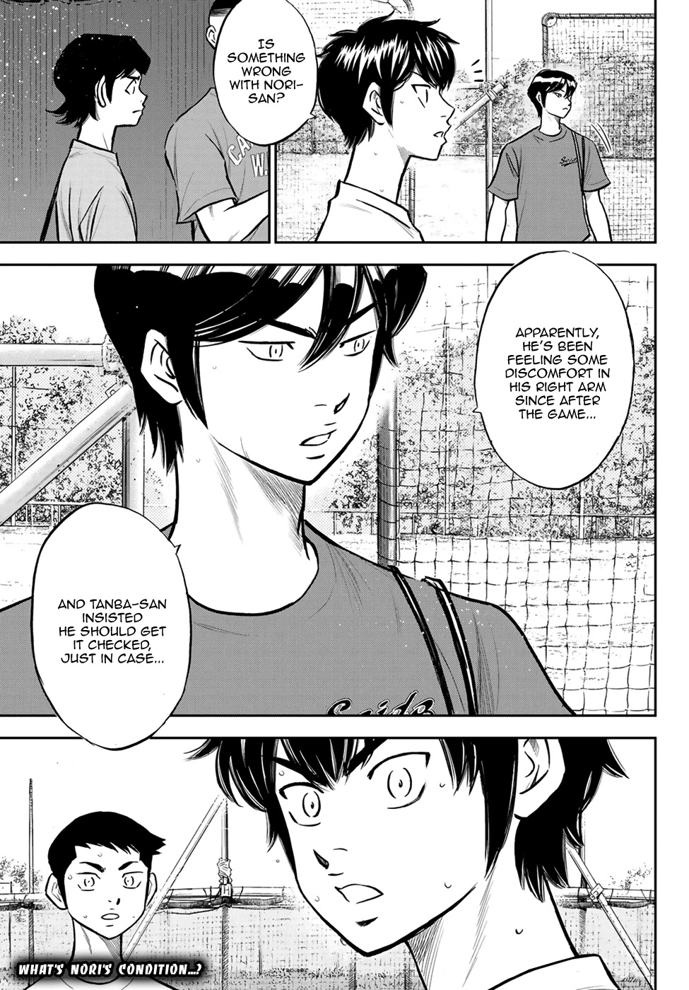 Daiya no A - Act II Chapter 221 page 19 - Chapter 221: Discomfort