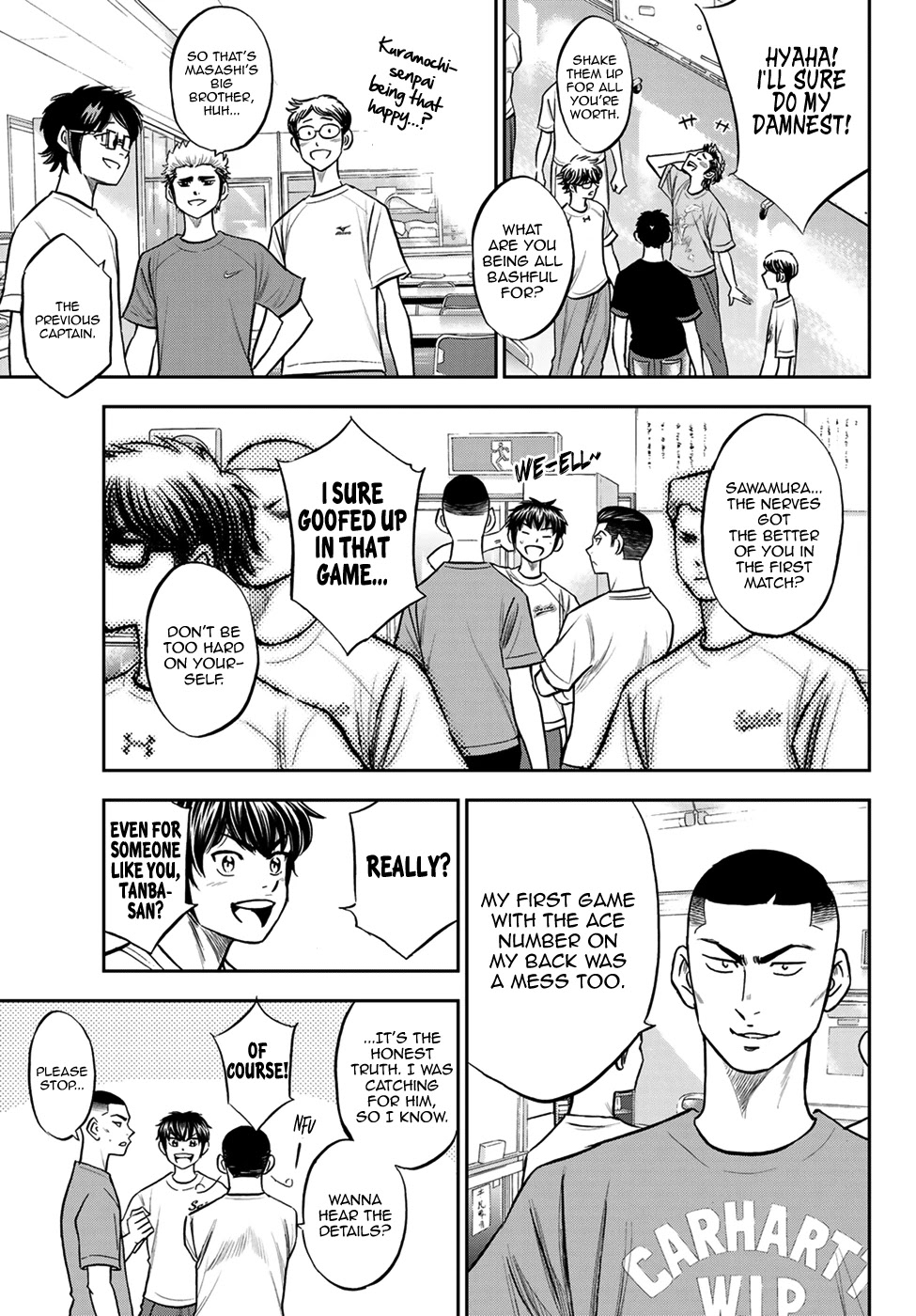 Daiya no A - Act II Chapter 221 page 3 - Chapter 221: Discomfort