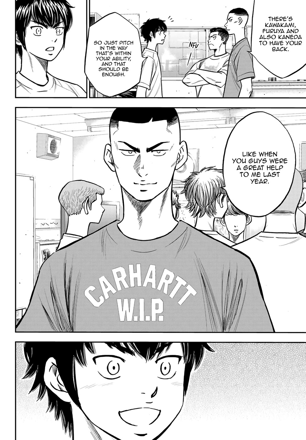 Daiya no A - Act II Chapter 221 page 4 - Chapter 221: Discomfort
