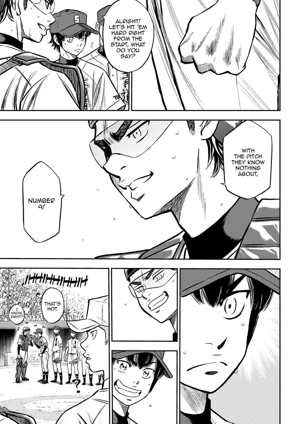 Daiya no A - Act II Chapter 223 page 18 - Chapter 223: The Choice of the Team
