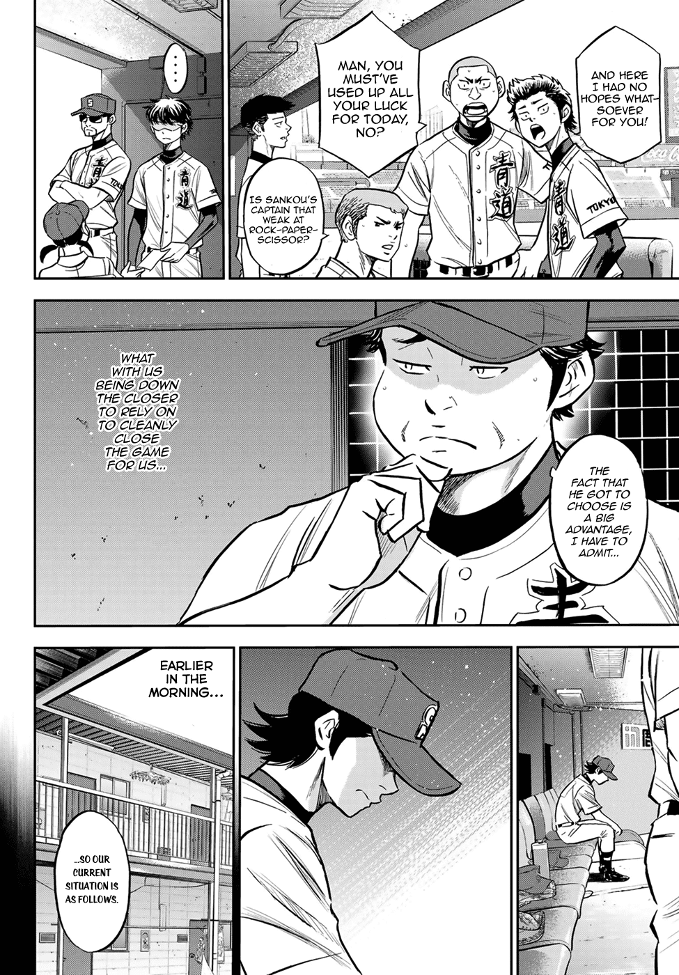 Daiya no A - Act II Chapter 223 page 9 - Chapter 223: The Choice of the Team