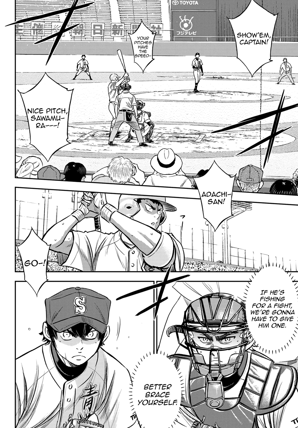 Daiya no A - Act II Chapter 228 page 12 - Chapter 228: Building up