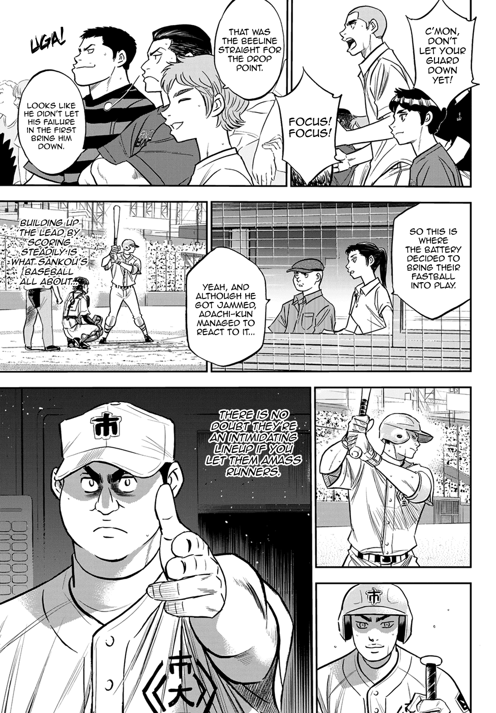 Daiya no A - Act II Chapter 228 page 21 - Chapter 228: Building up