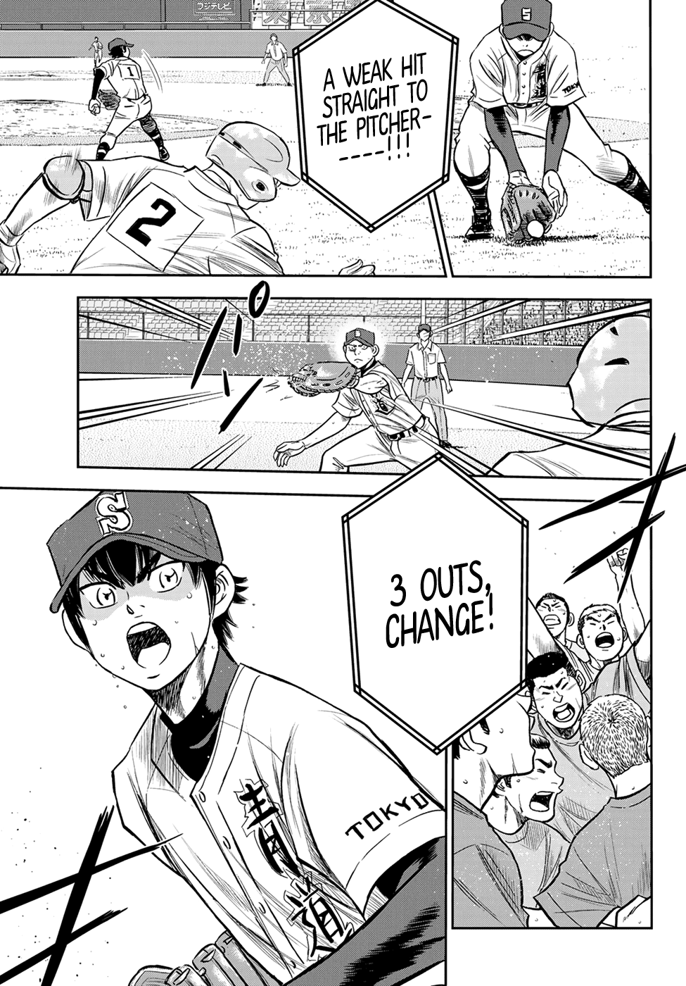Daiya no A - Act II Chapter 228 page 23 - Chapter 228: Building up