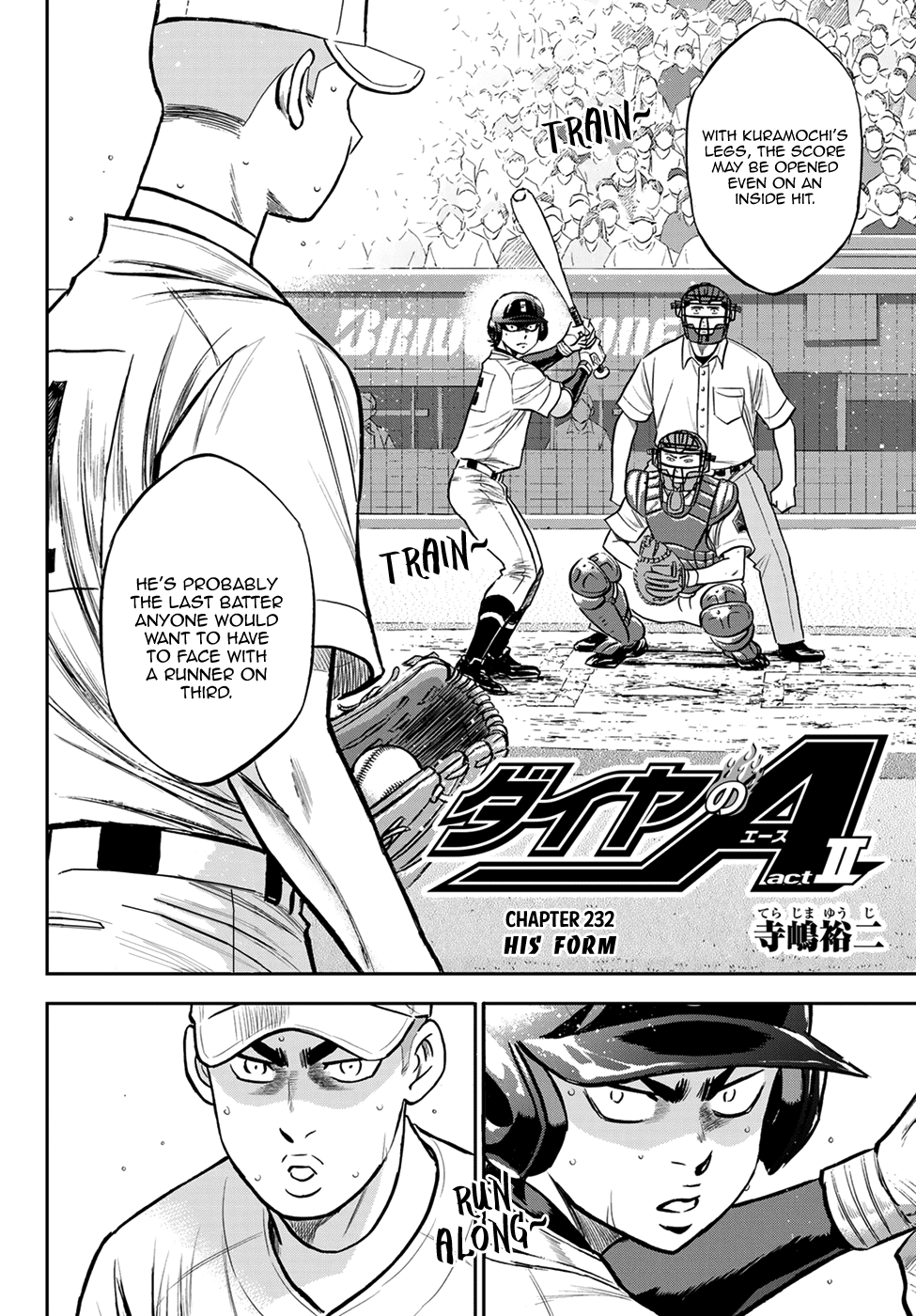 Daiya no A - Act II Chapter 232 page 2 - Chapter 232: His Form