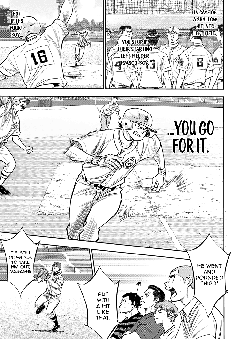 Daiya no A - Act II Chapter 235 page 15 - Chapter 235: Step On