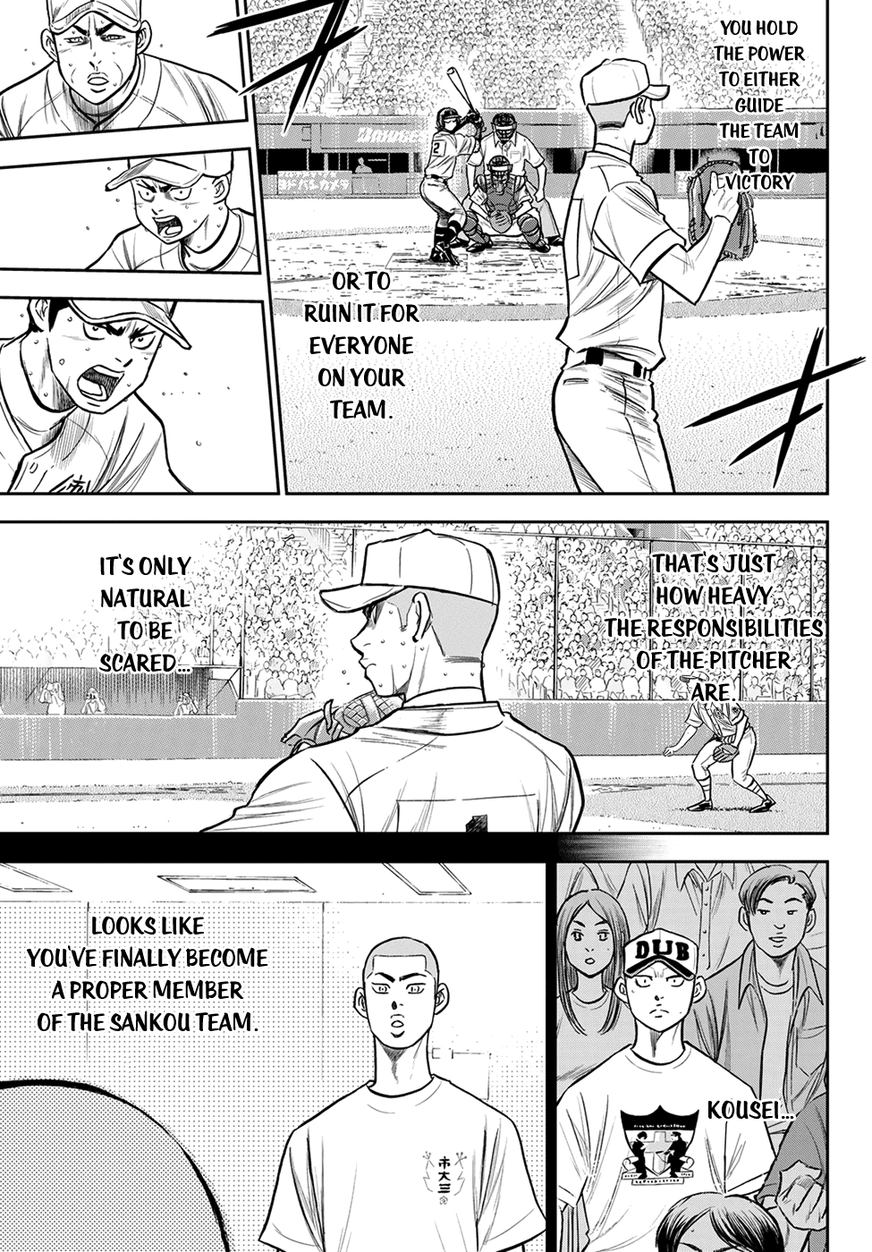 Daiya no A - Act II Chapter 237 page 13 - Chapter 237: A Member of the Team