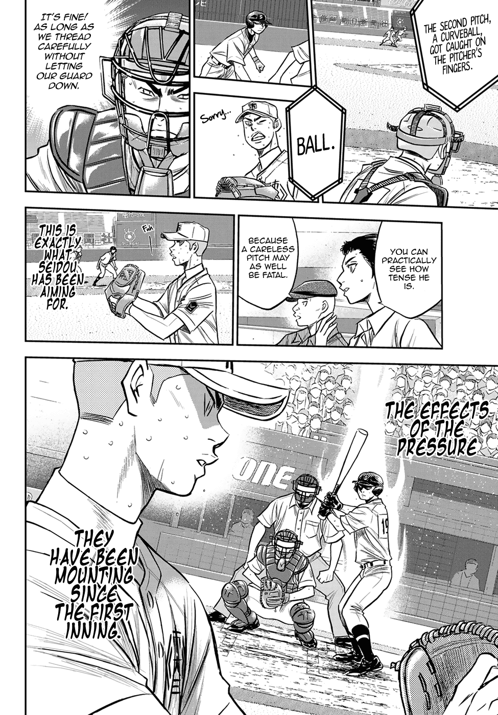 Daiya no A - Act II Chapter 241 page 10 - Chapter 241: Seidou's Pressure