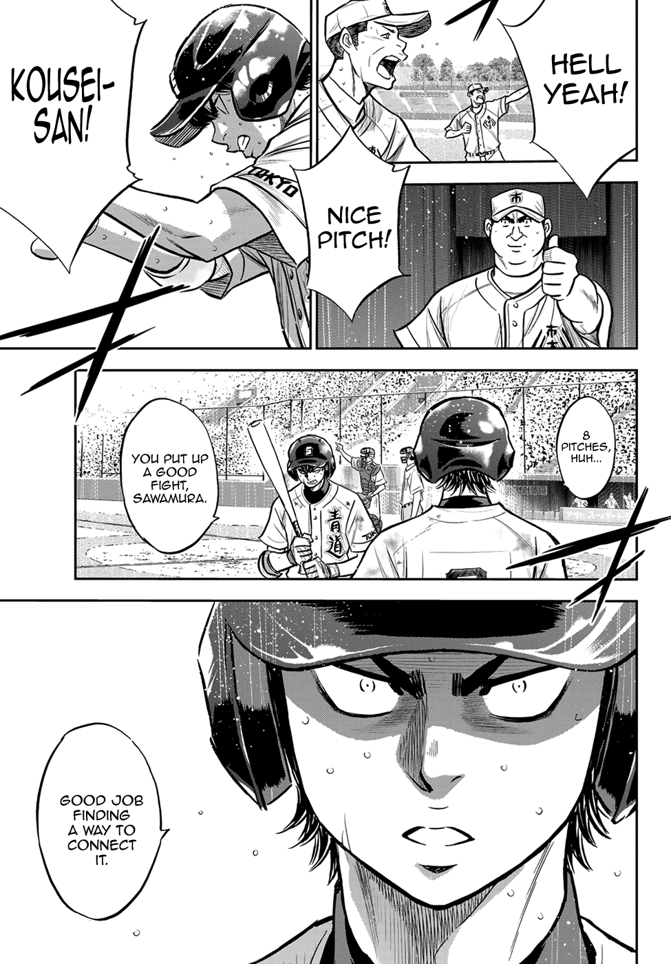Daiya no A - Act II Chapter 245 page 10 - Chapter 245: Connect!