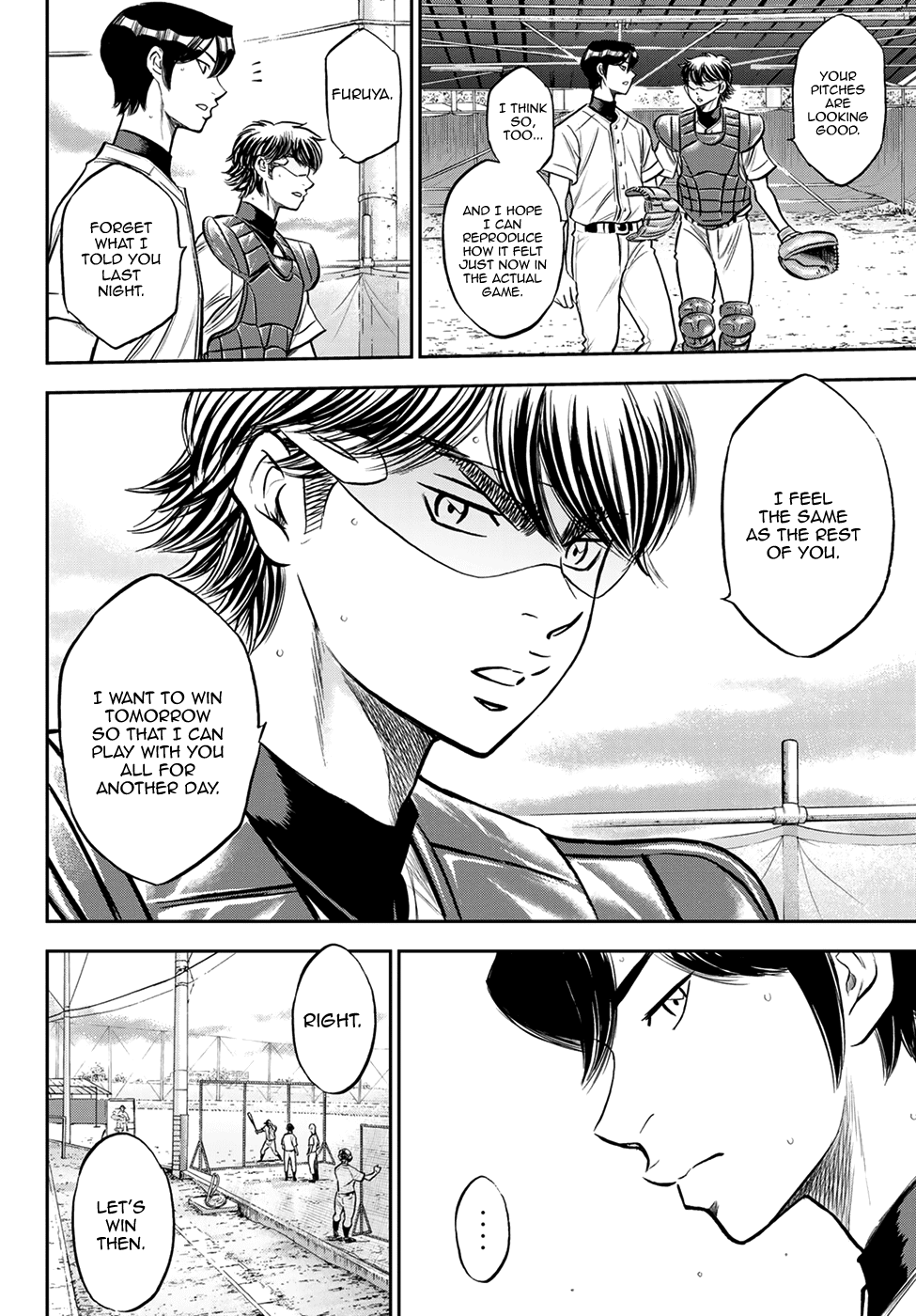 Daiya no A - Act II Chapter 259 page 10 - Chapter 259: Things not to be Compromised On
