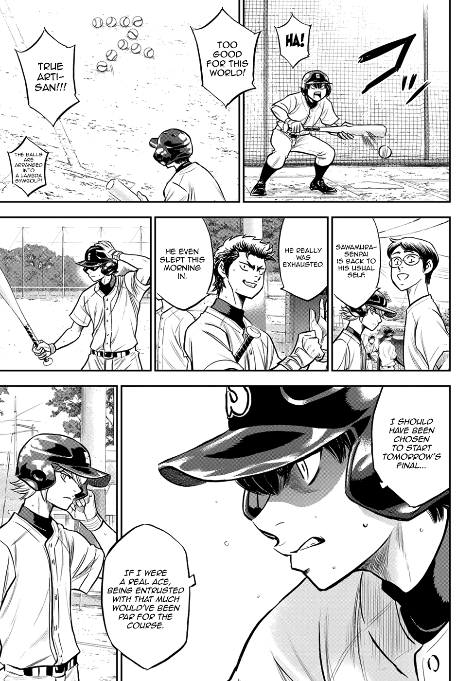 Daiya no A - Act II Chapter 259 page 13 - Chapter 259: Things not to be Compromised On