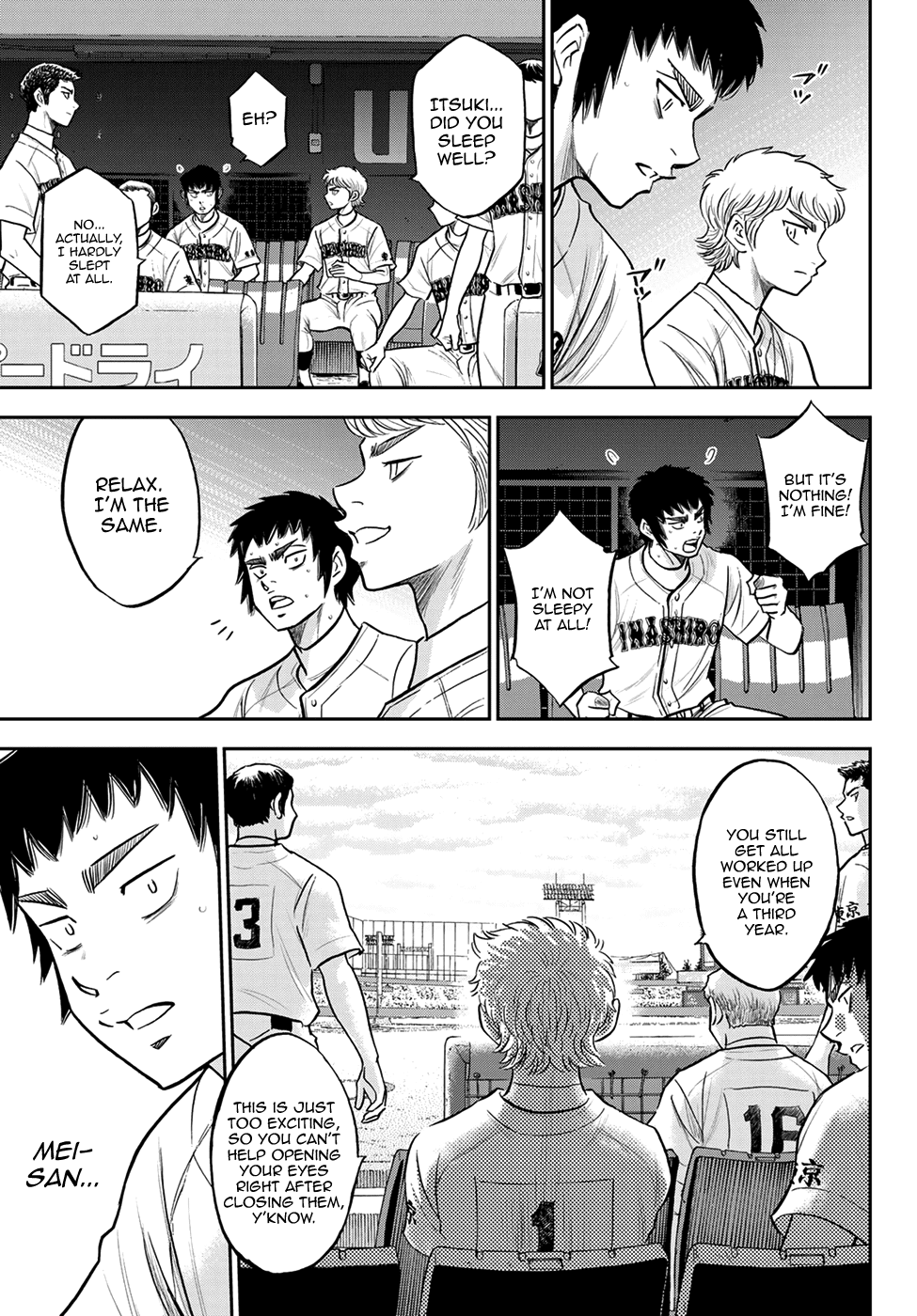 Daiya no A - Act II Chapter 263 page 12 - Chapter 263: The Duty of Captain