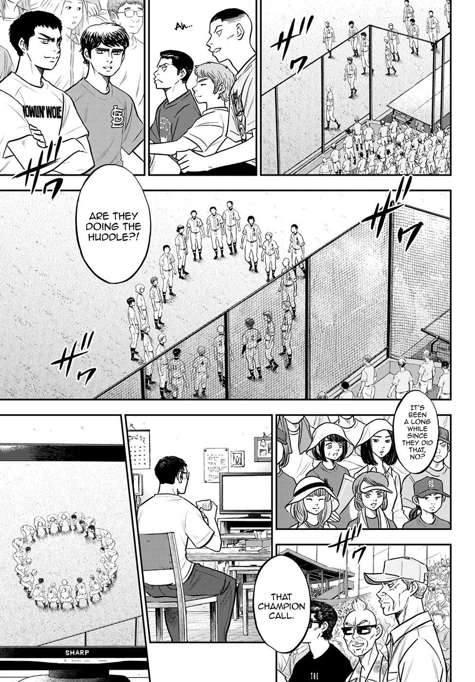 Daiya no A - Act II Chapter 263 page 14 - Chapter 263: The Duty of Captain