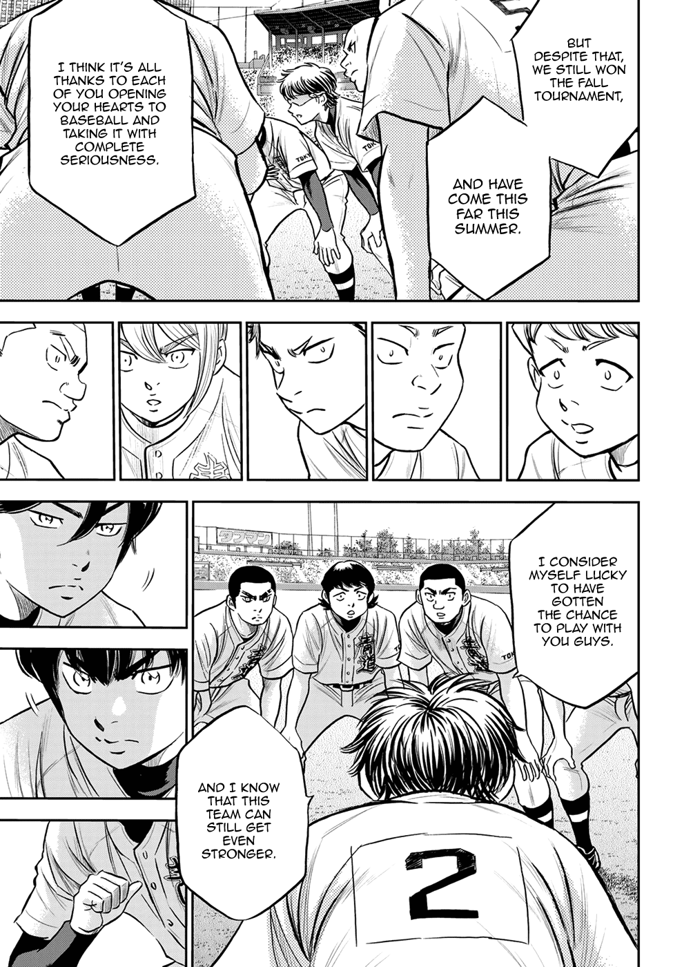 Daiya no A - Act II Chapter 263 page 16 - Chapter 263: The Duty of Captain