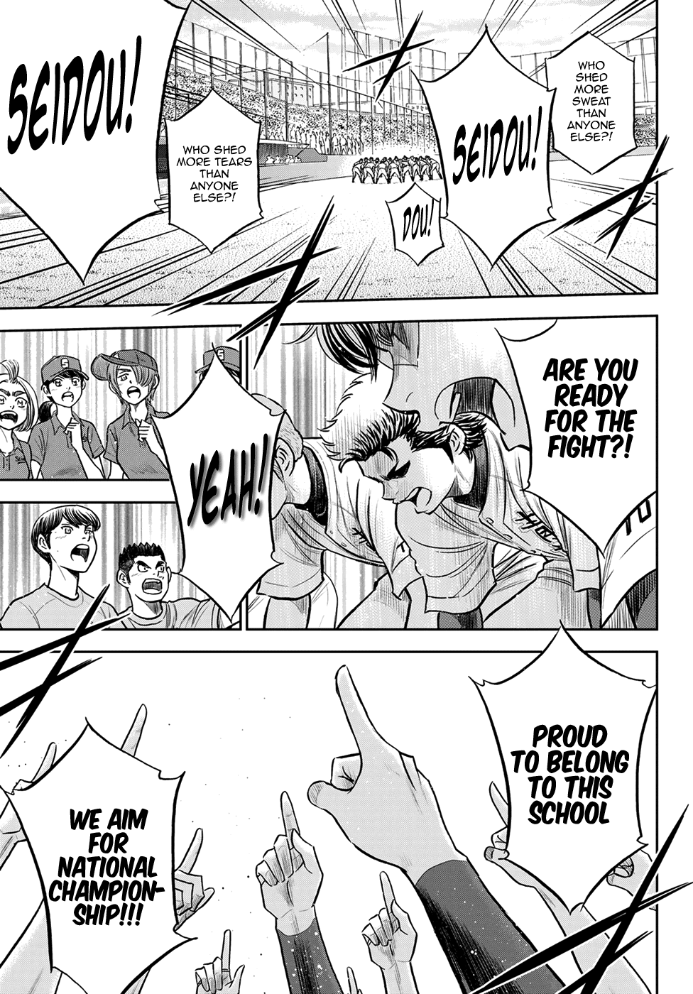 Daiya no A - Act II Chapter 263 page 18 - Chapter 263: The Duty of Captain