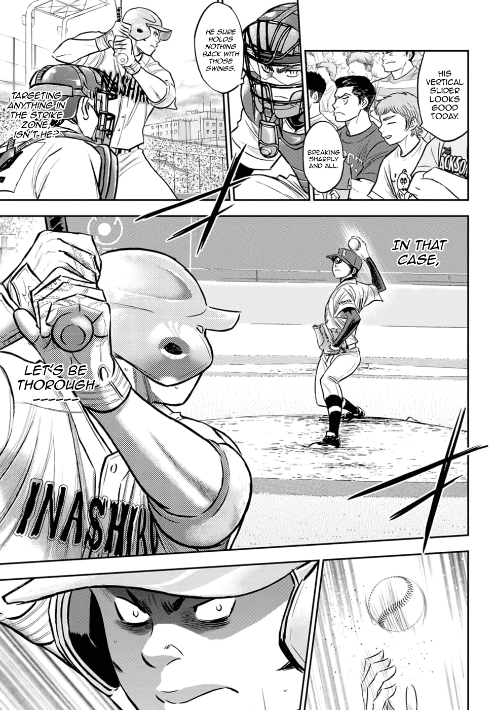 Daiya no A - Act II Chapter 267 page 11 - Chapter 267: The Two Pitchers' Start