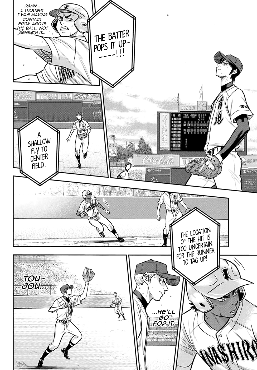 Daiya no A - Act II Chapter 267 page 6 - Chapter 267: The Two Pitchers' Start
