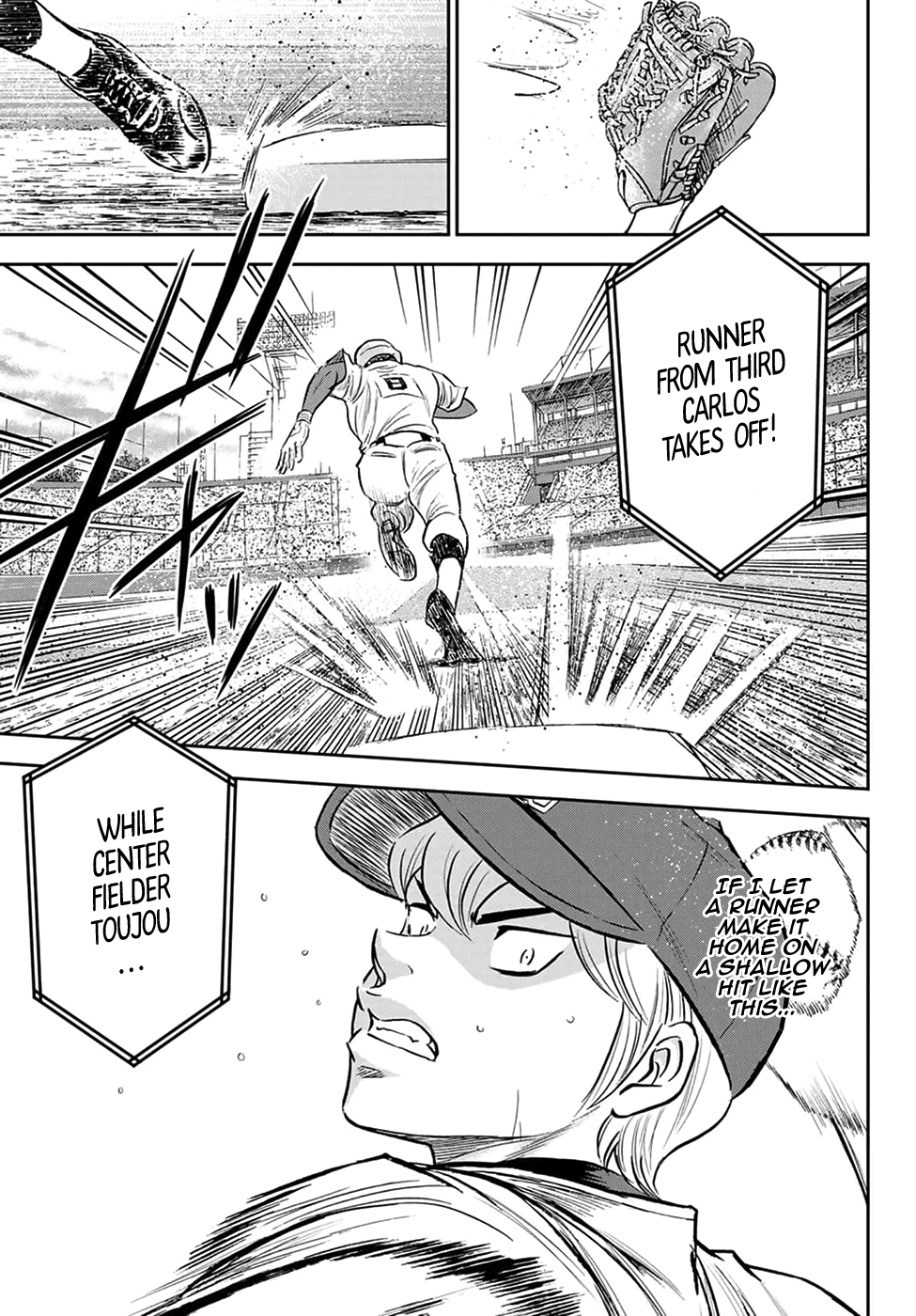 Daiya no A - Act II Chapter 267 page 7 - Chapter 267: The Two Pitchers' Start