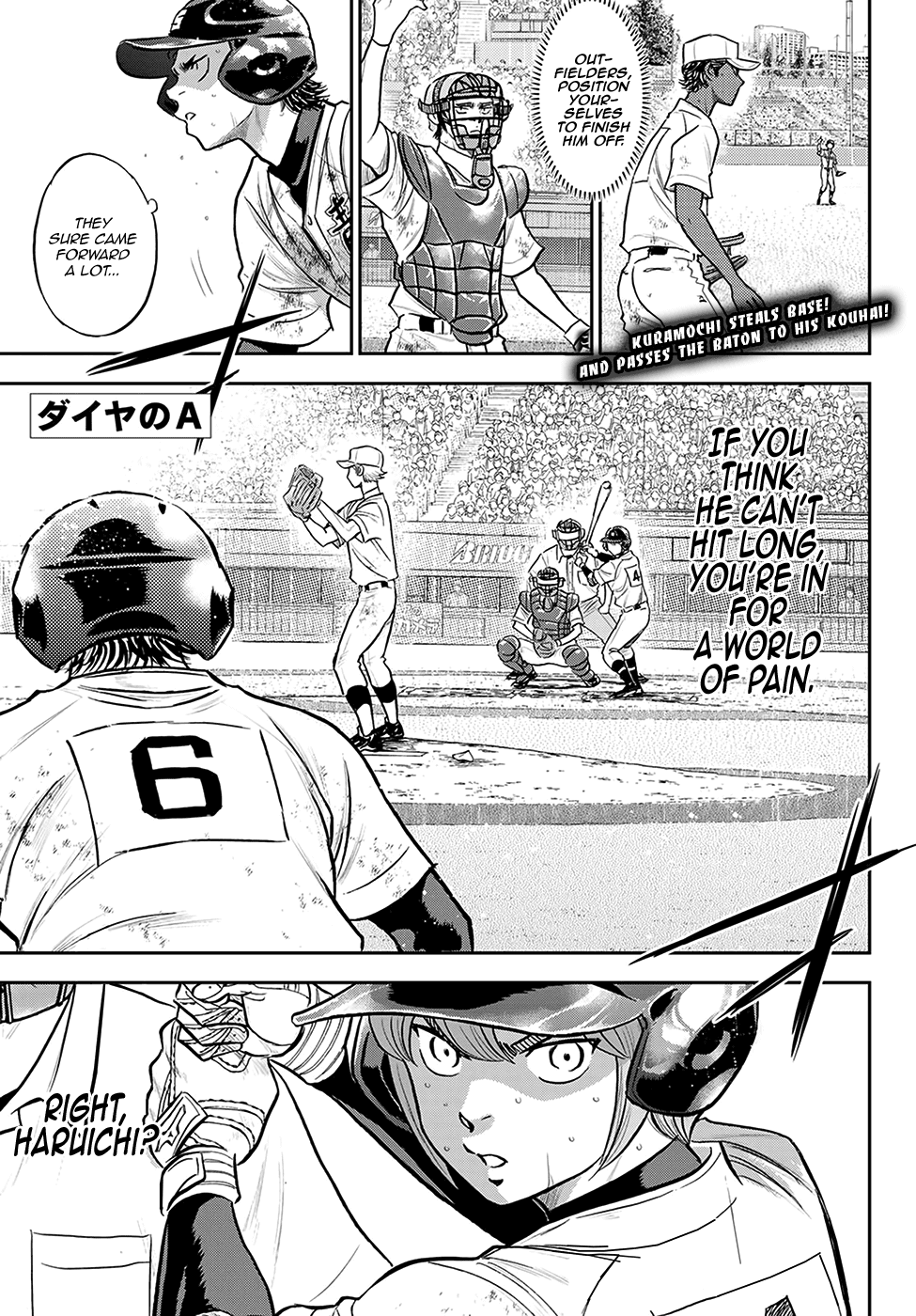 Daiya no A - Act II Chapter 280 page 1 - Chapter 280: Sore Loser Contest