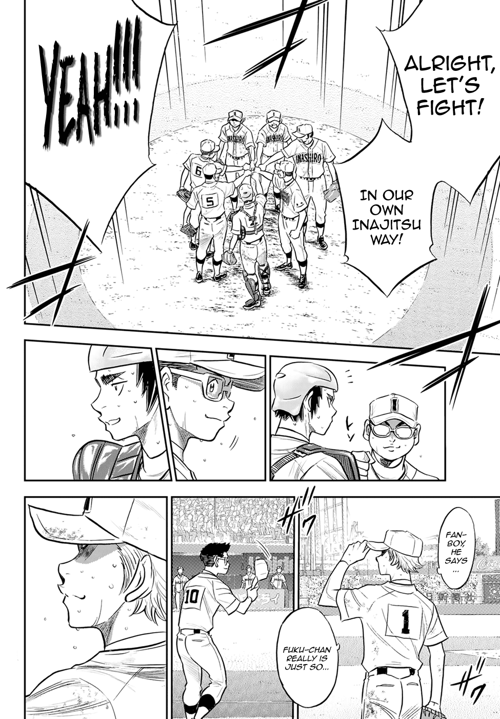 Daiya no A - Act II Chapter 283 page 14 - Chapter 283: The Team I Admire