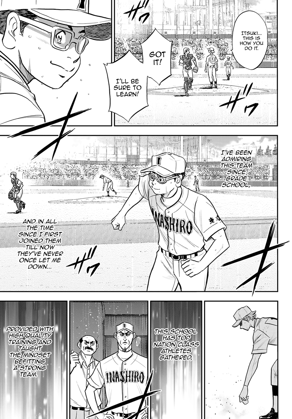 Daiya no A - Act II Chapter 283 page 15 - Chapter 283: The Team I Admire