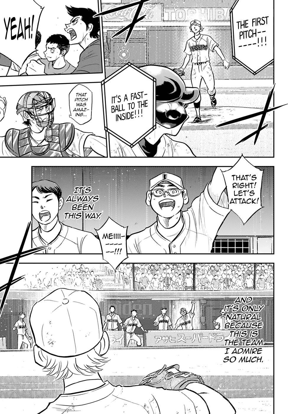 Daiya no A - Act II Chapter 283 page 19 - Chapter 283: The Team I Admire