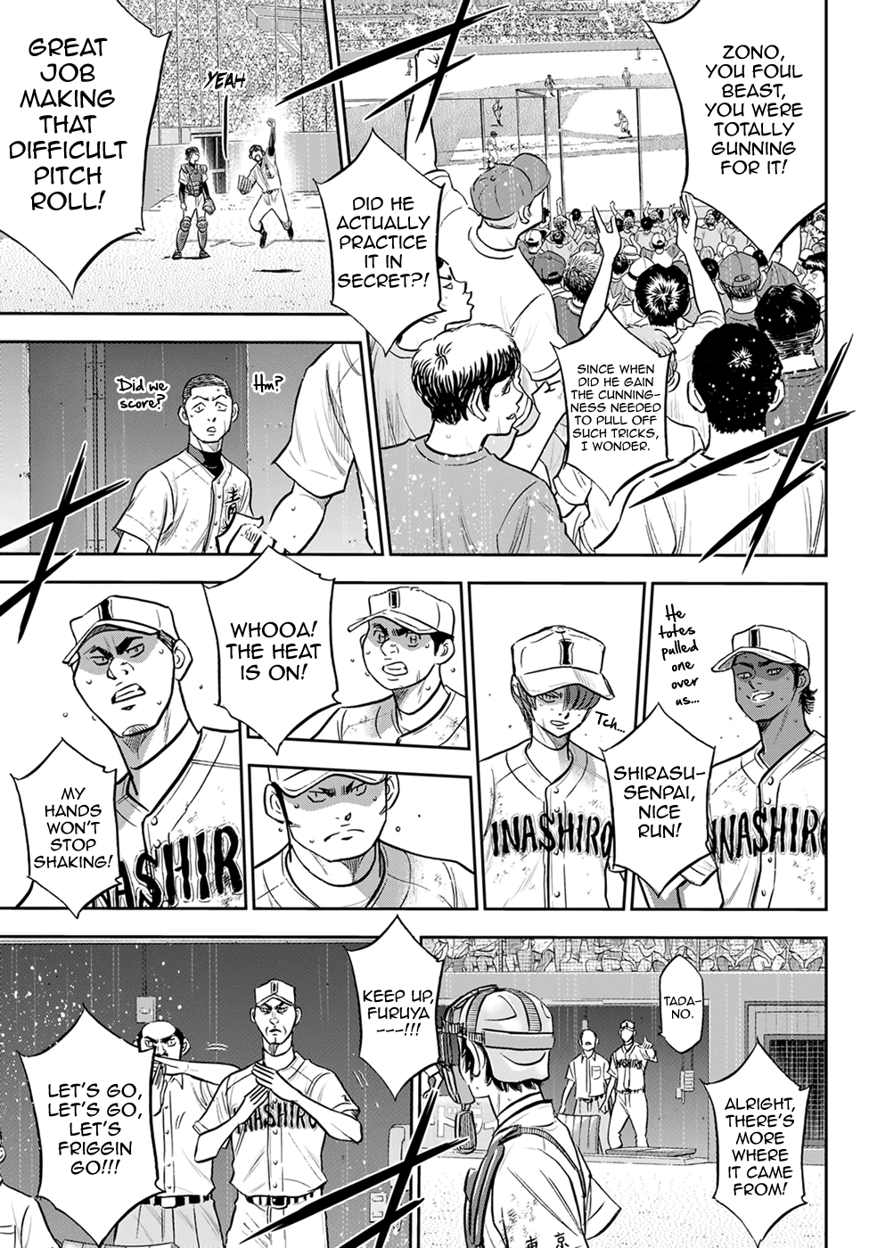 Daiya no A - Act II Chapter 283 page 9 - Chapter 283: The Team I Admire