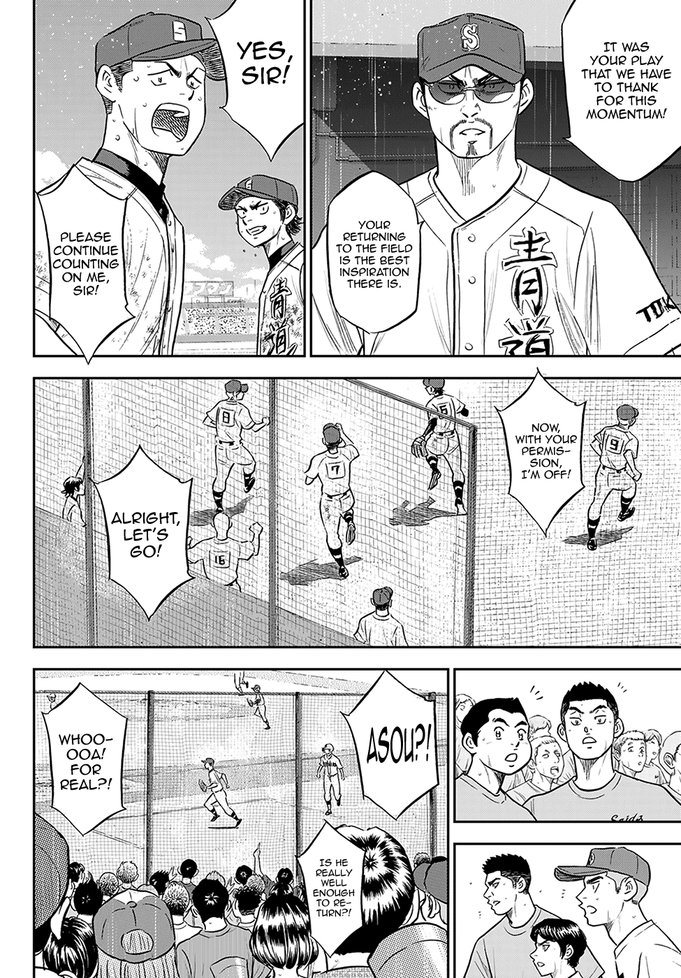 Daiya no A - Act II Chapter 284 page 12 - Chapter 284: The Amazing People