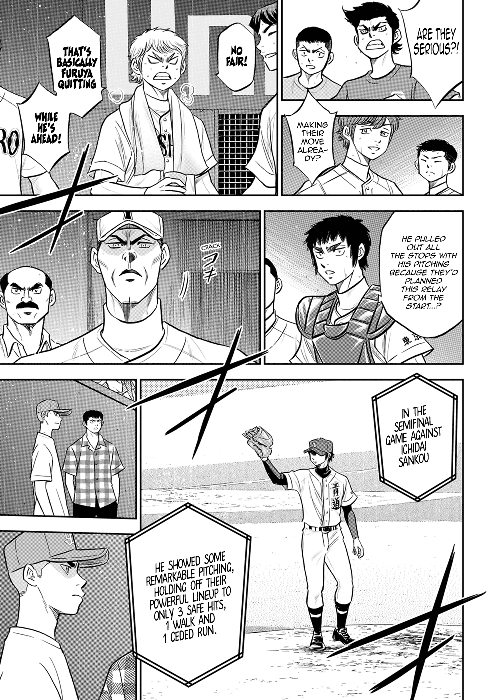 Daiya no A - Act II Chapter 287 page 11 - Chapter 287: The Ace's Entrance
