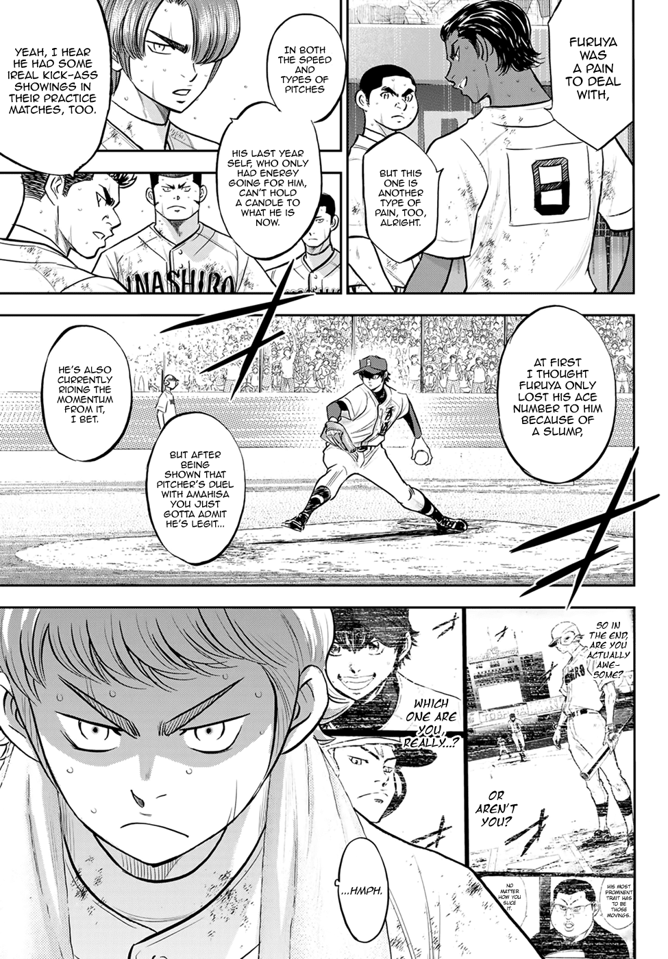 Daiya no A - Act II Chapter 287 page 13 - Chapter 287: The Ace's Entrance