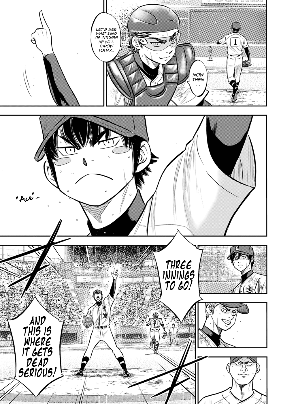 Daiya no A - Act II Chapter 287 page 15 - Chapter 287: The Ace's Entrance
