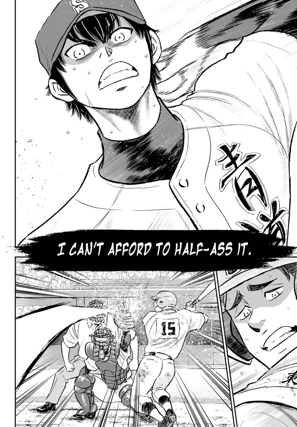 Daiya no A - Act II Chapter 288 page 10 - Chapter 288: Deep Breaths on the Mound
