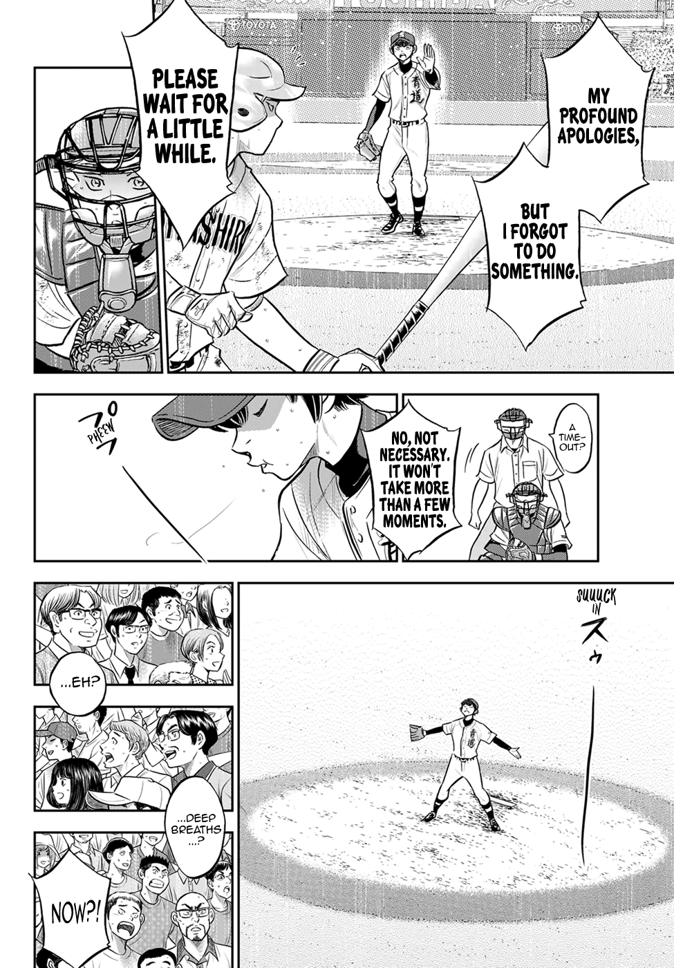 Daiya no A - Act II Chapter 288 page 12 - Chapter 288: Deep Breaths on the Mound