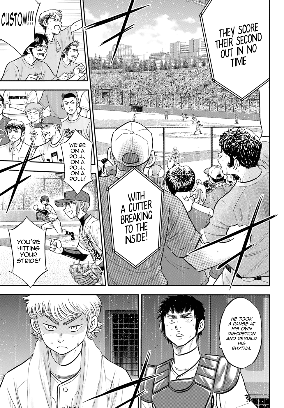 Daiya no A - Act II Chapter 288 page 20 - Chapter 288: Deep Breaths on the Mound