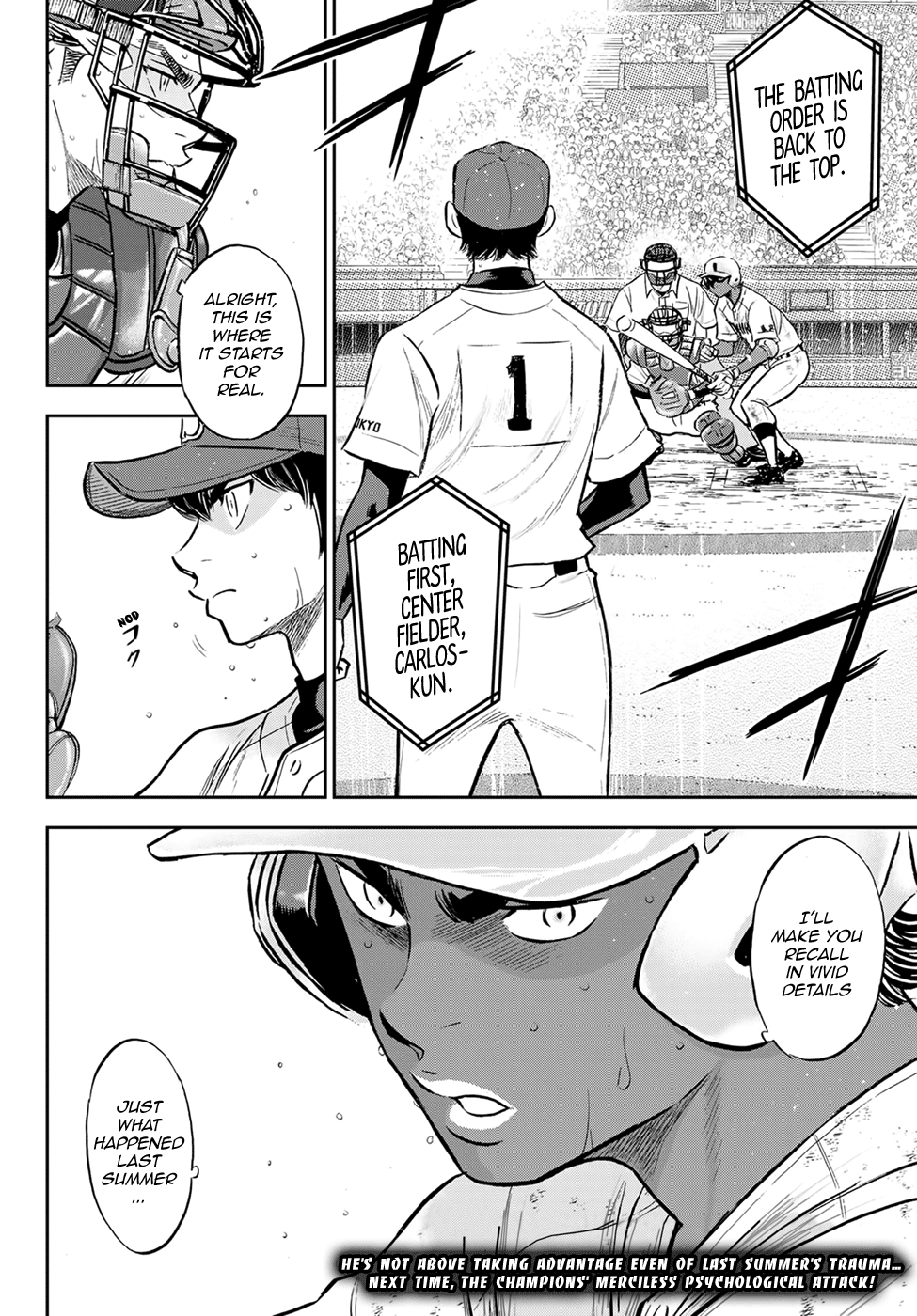 Daiya no A - Act II Chapter 288 page 21 - Chapter 288: Deep Breaths on the Mound
