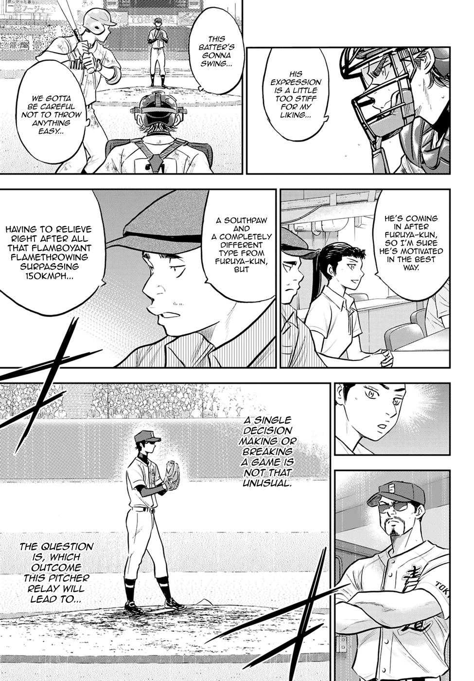 Daiya no A - Act II Chapter 288 page 3 - Chapter 288: Deep Breaths on the Mound
