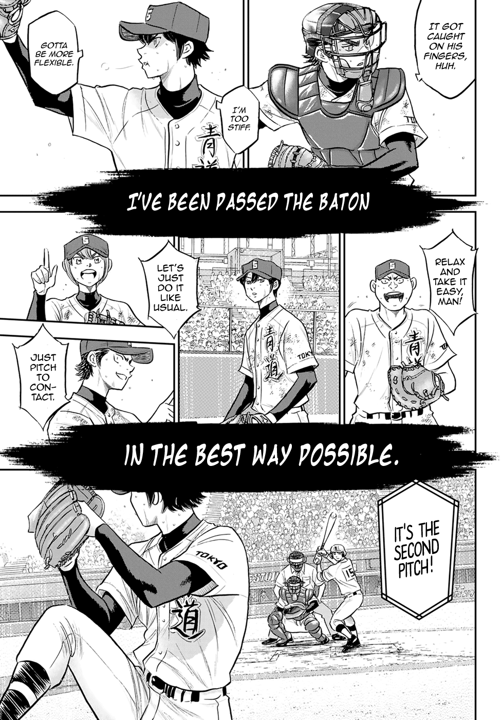 Daiya no A - Act II Chapter 288 page 9 - Chapter 288: Deep Breaths on the Mound