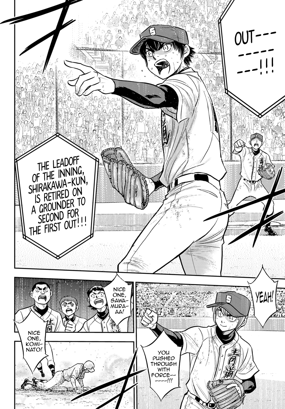 Daiya no A - Act II Chapter 293 page 14 - Chapter 293: The pack of the Strong