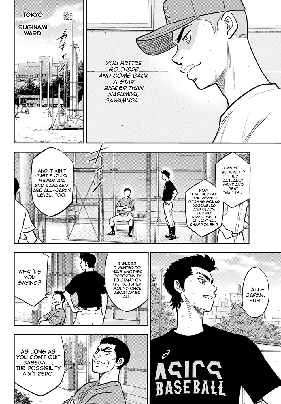 Daiya no A - Act II Chapter 306 page 10 - Chapter 306: The Poem About You Who Fought