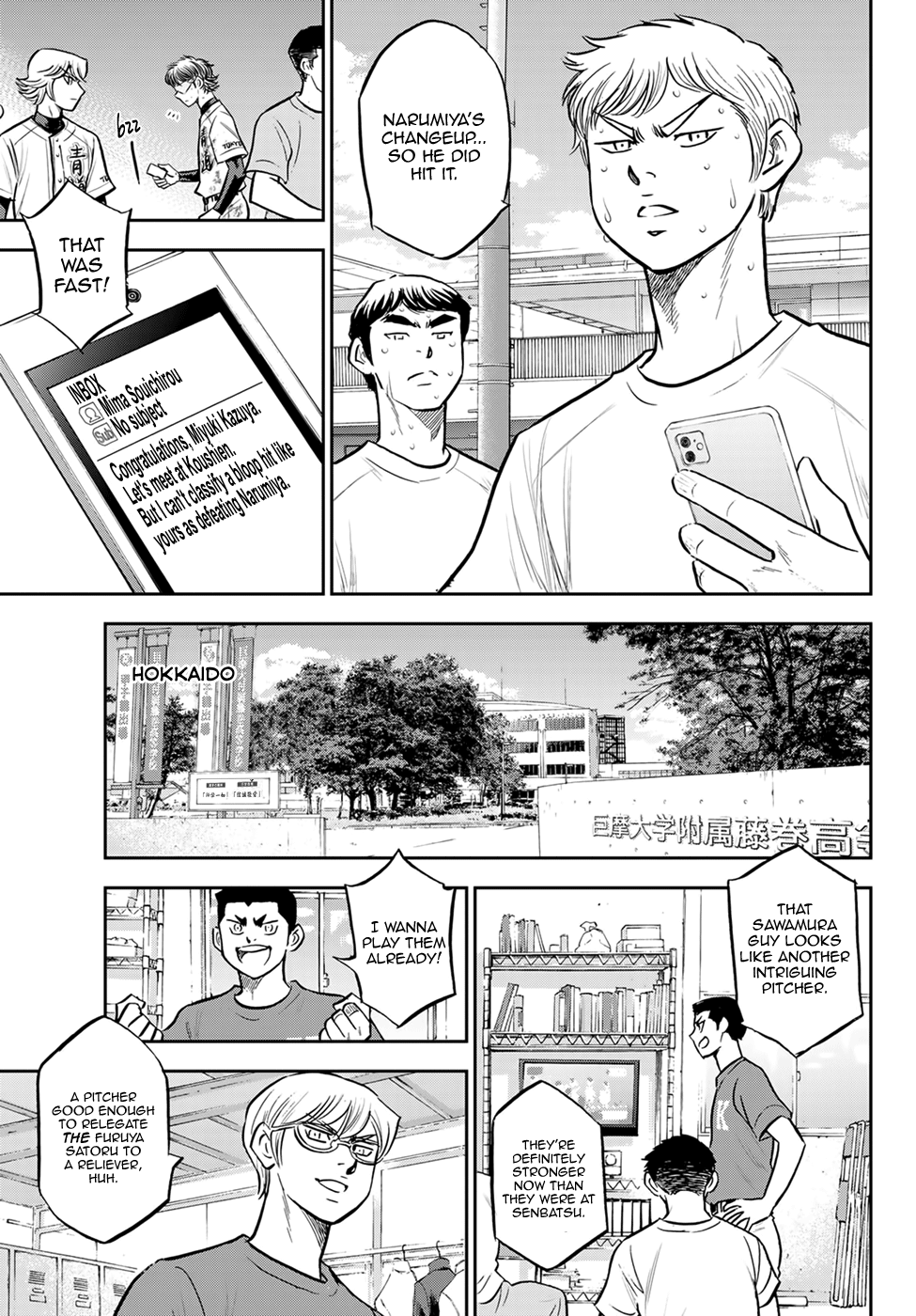 Daiya no A - Act II Chapter 306 page 13 - Chapter 306: The Poem About You Who Fought